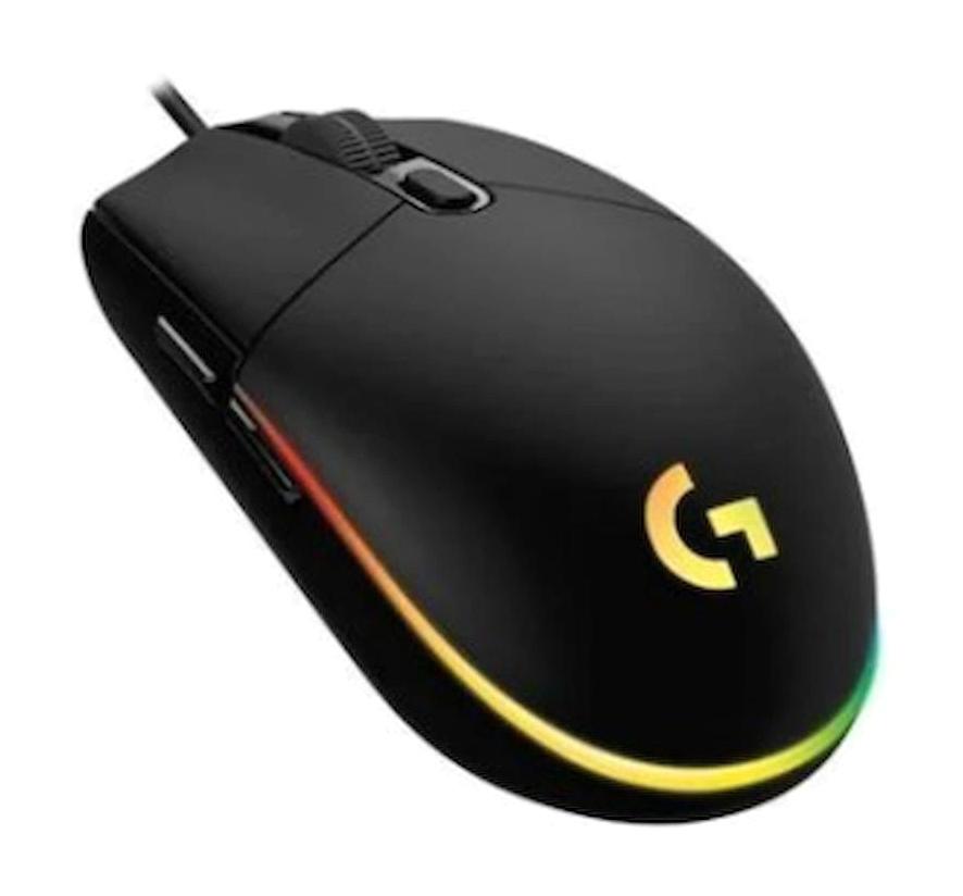 Logitech G203 910-05796 RGB Makrolu Kablolu Siyah Optik Gaming Mouse