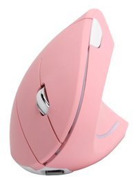 Dsheng Ergonomik Dikey Makrolu Kablosuz Pembe Optik Mouse