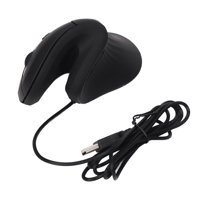 Gowenic Ergonomik Dikey Makrolu Kablolu Siyah Optik Mouse