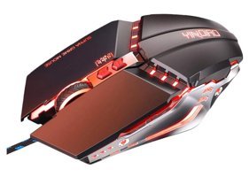 Uonlytech RGB Ergonomik Makrolu Kablolu Siyah Optik Gaming Mouse