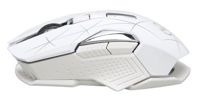 Generic RGB Ergonomik Makrolu Kablosuz Beyaz Optik Gaming Mouse