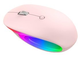 Fiauli RGB Kablosuz Pembe Optik Gaming Mouse