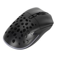 Yunseity Programlanabilir RGB Ergonomik Makrolu Kablosuz Siyah Optik Gaming Mouse