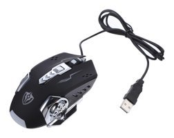 Gatuida Programlanabilir RGB Ergonomik Makrolu Kablolu Siyah Optik Gaming Mouse