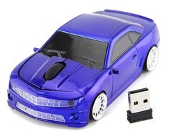 Elprico Araba Görünümlü Kablosuz Mavi Optik Mouse