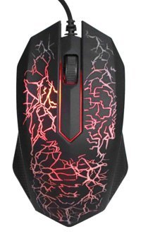 Sxhlseller RGB Ergonomik Makrolu Kablolu Desenli Siyah Optik Gaming Mouse