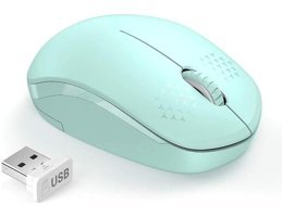 Sanlindou Tablet Uyumlu Kablosuz Yeşil Optik Mouse
