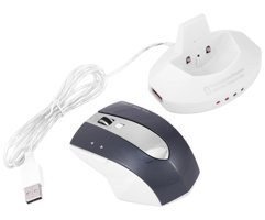 Kimiss Kablosuz Beyaz-Siyah Optik Mouse