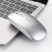 Mistaha Sessiz Kablosuz Gri Optik Mouse