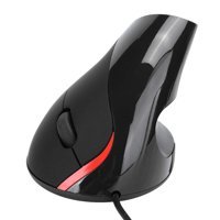 Dsheng Dikey Makrolu Kablolu Siyah Optik Gaming Mouse