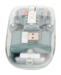 Zunate SN7032 7 Sessiz Makrolu Kablosuz Şeffaf Optik Mouse