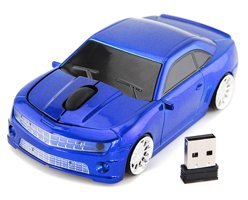 Zunate Araba Görünümlü Kablosuz Mavi Optik Mouse