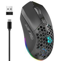 Sxhlseller RGB Makrolu Kablosuz Siyah Optik Gaming Mouse