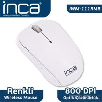 Inca IWM-111RMB Kablosuz Beyaz V-Track Mouse