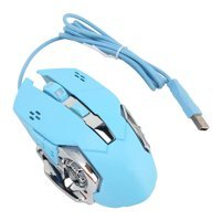 Annadue M8S 8 RGB Sessiz Ergonomik Makrolu Kablolu Mavi Optik Gaming Mouse