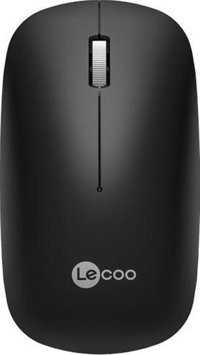Lecoo WS214 Sessiz Kablosuz Siyah Optik Mouse