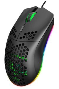 Kıchouse Programlanabilir RGB Makrolu Kablolu Siyah Optik Gaming Mouse