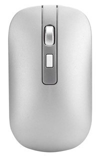 Ciciglow Ergonomik Kablosuz Gümüş Optik Mouse