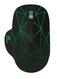 Inca IWM-551 RGB Sessiz Makrolu Kablosuz Siyah Optik Mouse