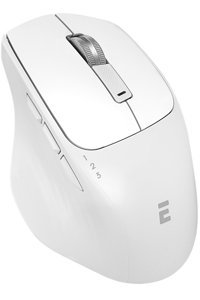 Everest Sessiz Makrolu Kablosuz Beyaz Optik Mouse