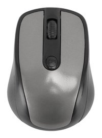 Bewinner Ergonomik Kablosuz Metalik Gri Optik Mouse