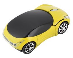 Sxhlseller Araba Görünümlü Kablosuz Sarı Optik Gaming Mouse