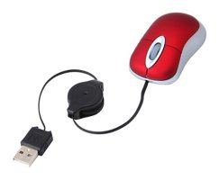 Gatuida Kablosuz Kırmızı-Gri Optik Mouse