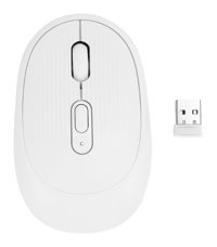 Elprico Sessiz Kablosuz Beyaz Optik Mouse