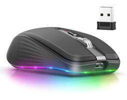 Cankypu RGB Ergonomik Kablosuz Siyah Optik Gaming Mouse