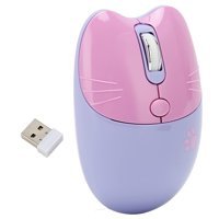 Yunseity Sessiz Kablosuz Mor Optik Mouse
