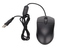 Generic Sessiz Ergonomik Kablolu Siyah Optik Mouse