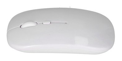 Broleo Sessiz Kablosuz Beyaz Optik Mouse