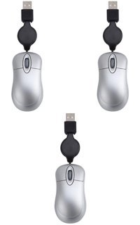 Osaladı Kablolu Gri Optik Mouse