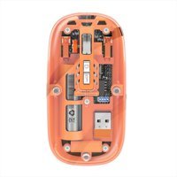 Cankypu P Art 3065 IC Sessiz Kablosuz Turuncu Optik Mouse