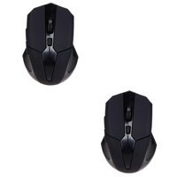 Hemobllo RGB Makrolu Kablosuz Siyah Optik Gaming 2 Adet Mouse