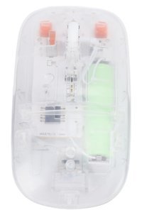 Elprico Ergonomik Makrolu Kablosuz Şeffaf Optik Mouse