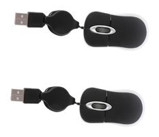 Gadpiparty Kablolu Siyah Optik 2 Adet Mouse