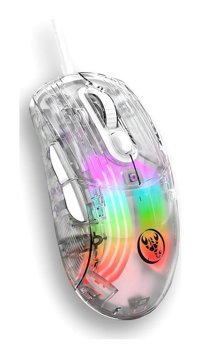 Hallow X400 RGB Makrolu Kablolu Beyaz Optik Gaming Mouse