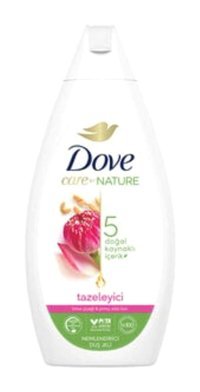 Dove Care Nature Lotus-Pirinç Duş Jeli 500 ml