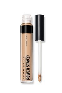 Avon Power Stay Golden Light Nemlendiricili Göz Altı ve Yüz Likit Fırça Kapatıcı