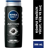 Nivea Men Active Clean Karbon Duş Jeli 500 ml
