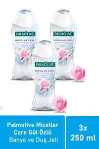Palmolive Micellar Care Gül Duş Jeli 3x250 ml