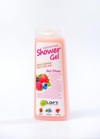 Loft Anti Stress Ahududu-Çilek-Yaban Mersini Duş Jeli 300 ml