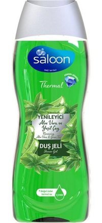 Saloon Thermal Yenileyici Aloe Vera-Yeşil Çay Duş Jeli 452 ml