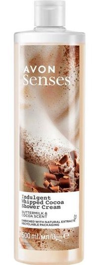 Avon Senses Indulgent Ayran-Kakao Özü Duş Jeli 500 ml