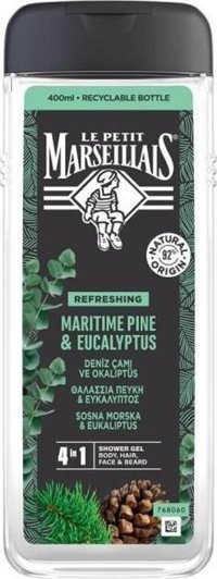 Le Petit Marseillais Canlandırıcı Deniz Çamı-Okaliptus Duş Jeli 400 ml