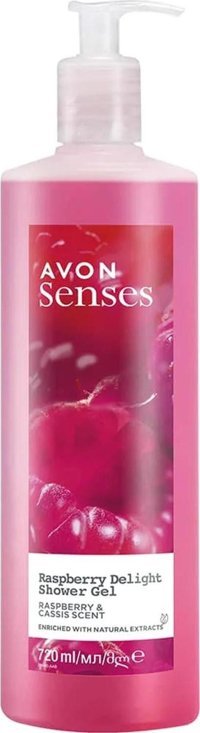 Avon Raspberry Delight Frambuaz-Frenk Üzümü Duş Jeli 720 ml
