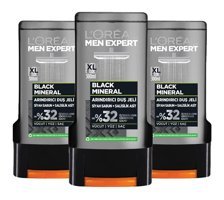 L’Oréal Paris Men Expert Black Mineral Duş Jeli 3x300 ml