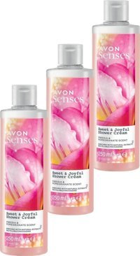 Avon Senses Sweat & Joyful Frezya-Nar Duş Jeli 3x250 ml