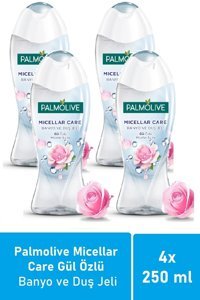 Palmolive Micellar Care Gül Duş Jeli 4x250 ml